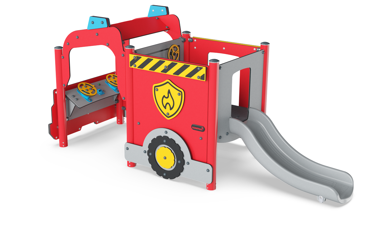 Roter Feuerwehrwagen PCM52021 Ansicht 3