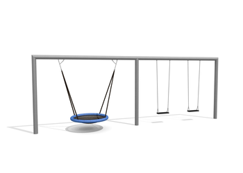 2er Anbauelement (exkl. Einhängeteile) Ansicht 6