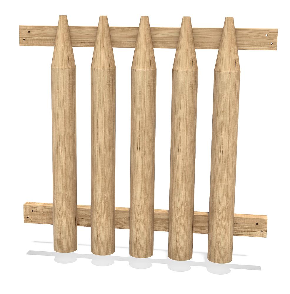 Buntstiftzaun Tilo Ansicht 1