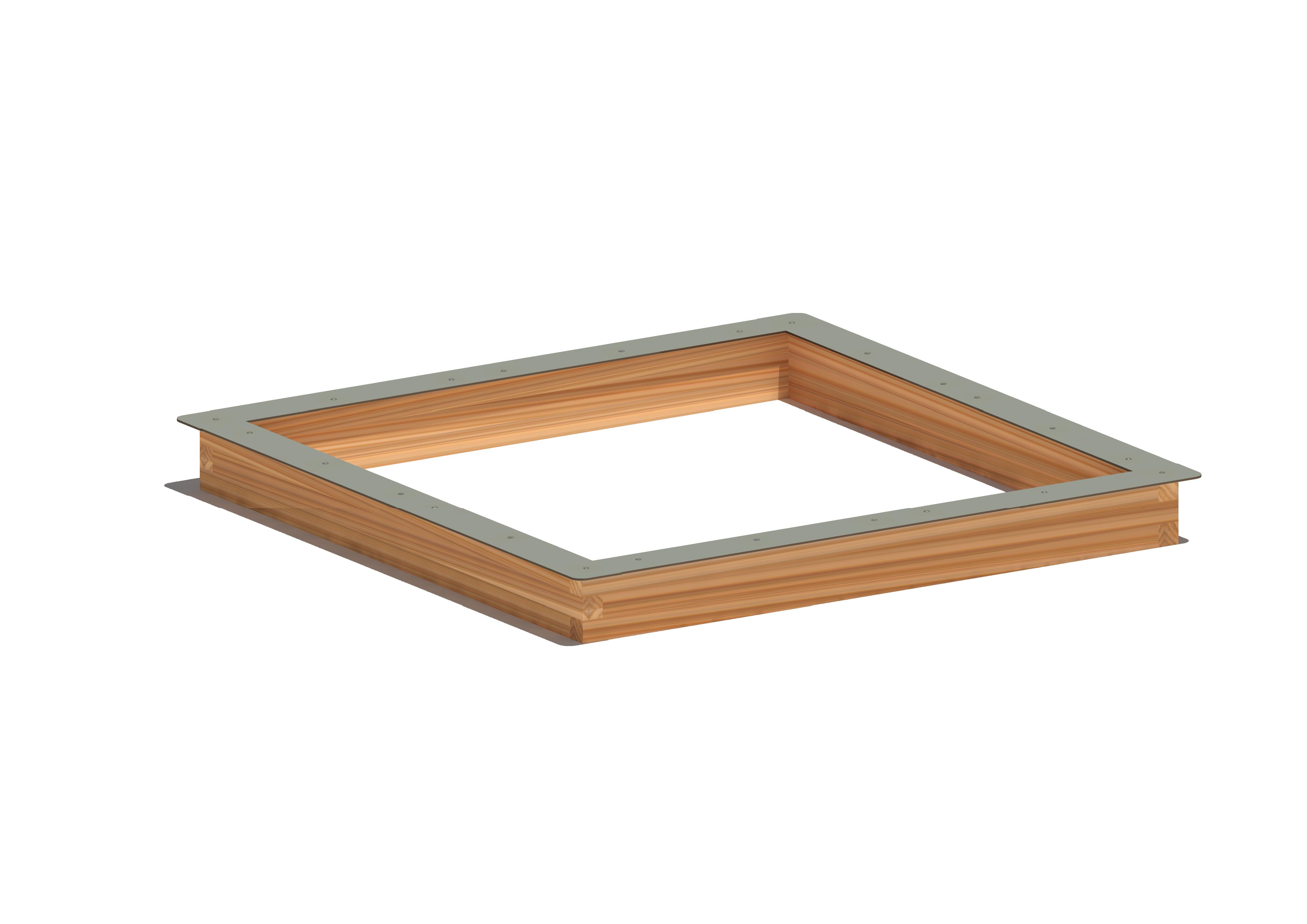 Sandkasten 077, 300 x 300 cm, 3-lagig Ansicht 2