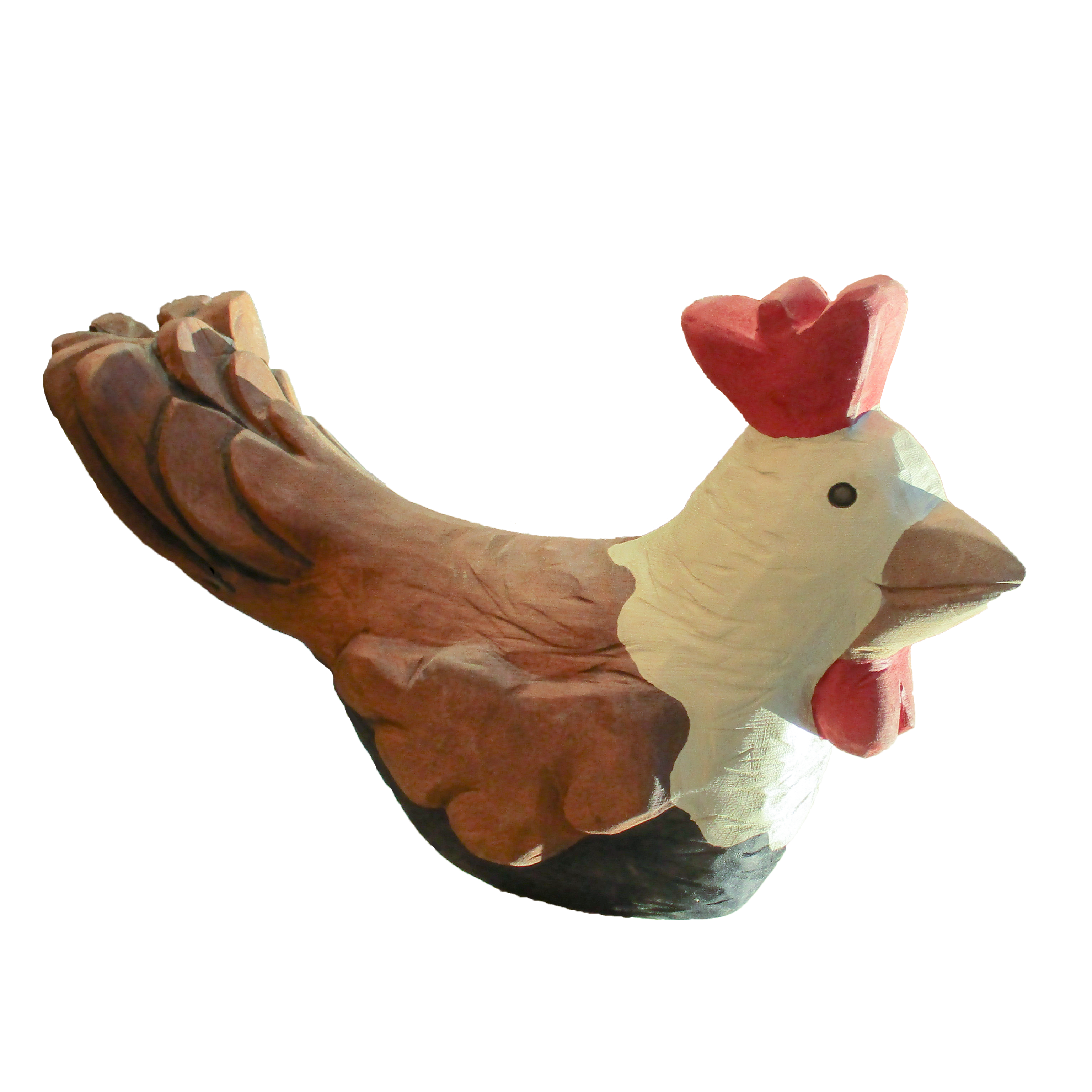 Pfostenkopf/Schnitzfigur Hahn 2 - Ansicht 2