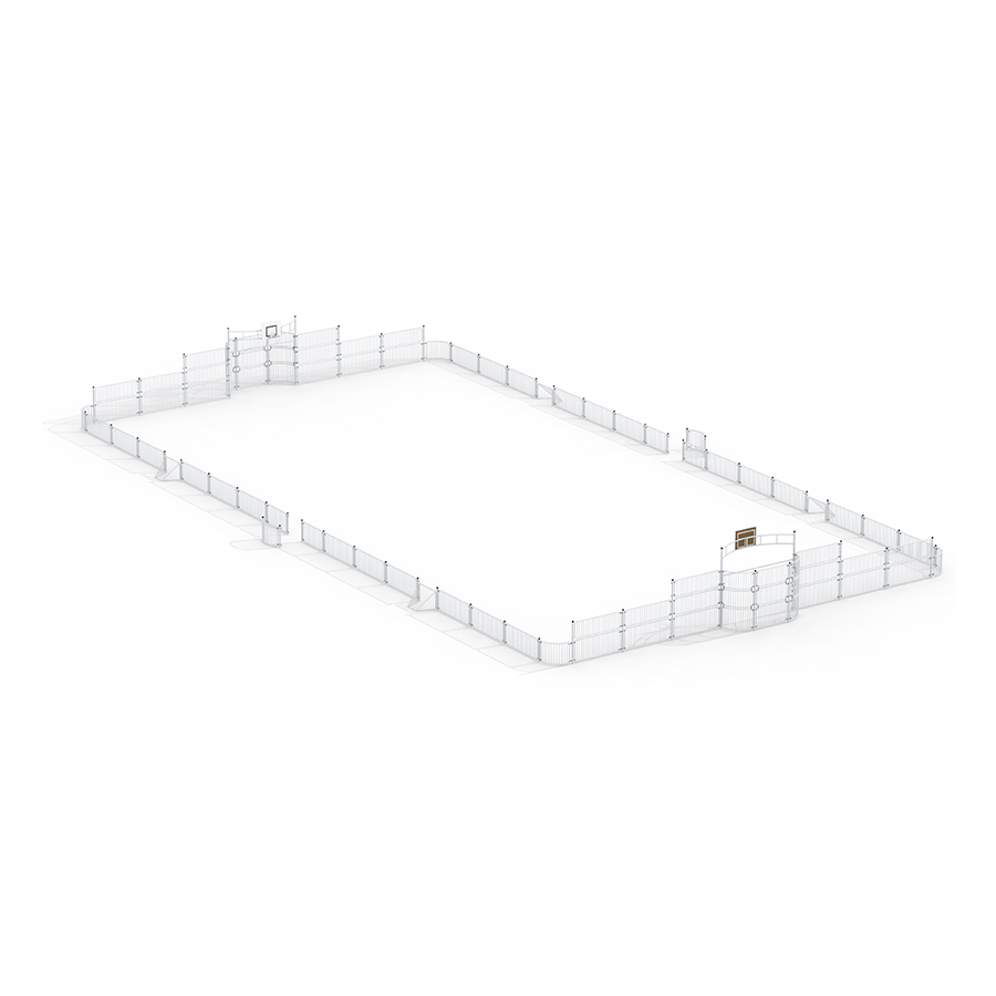 Multisport-Anlage 21x40 m Ansicht 2