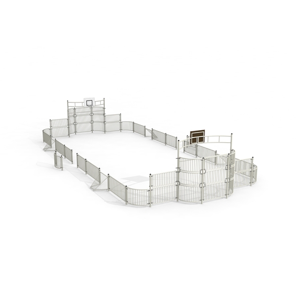 Multisport-Anlage mit Mini-Tor 9x20 m Ansicht 2
