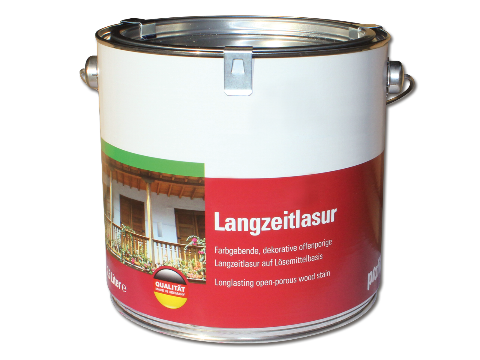 Langzeitlasur für Banklatten – Lasur Kiefer, Kessel à 2.5 Liter Ansicht 1