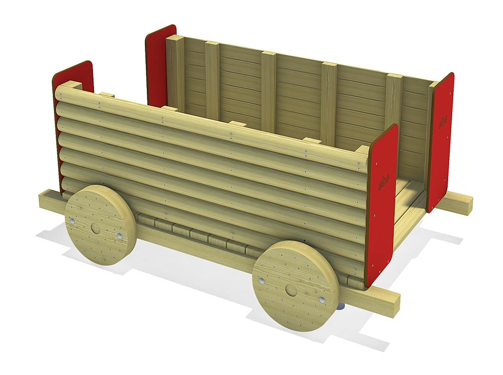 Große Eisenbahn Tender Ansicht 4