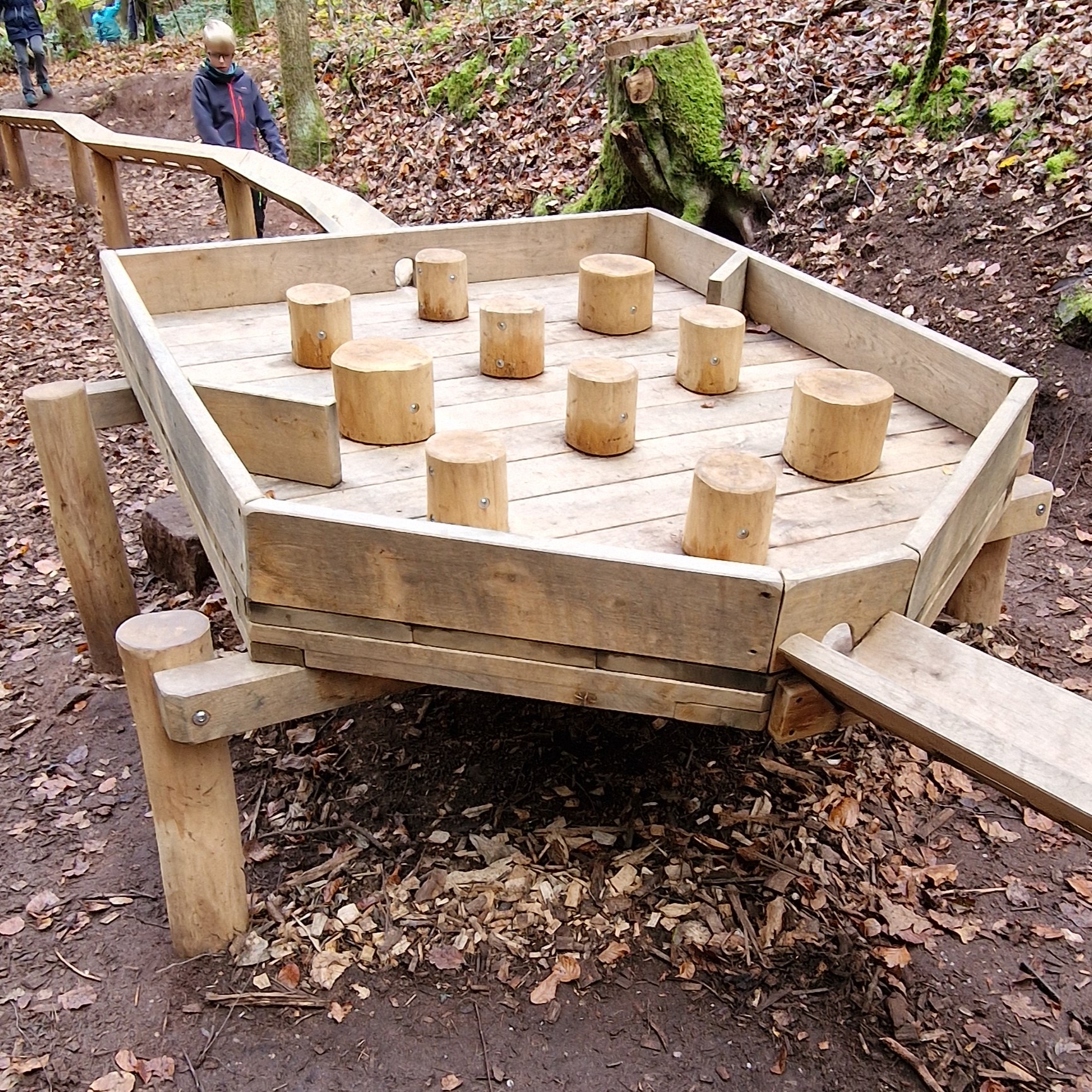 Kugelbahn Tisch mit Kugellabyrinth Ansicht 2