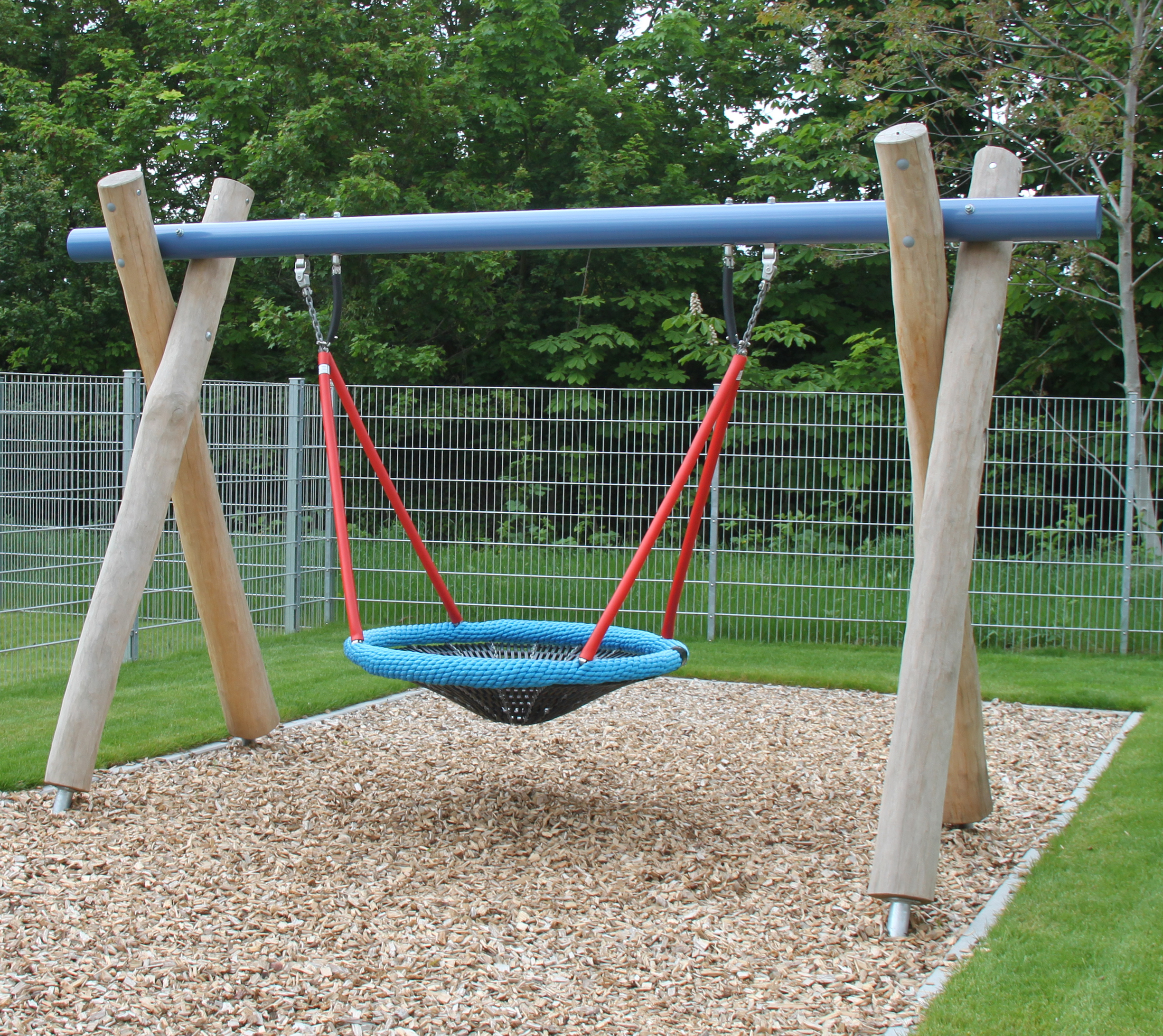 Nestkorbschaukel LH210cm, Querrohr Stahl verzinkt und pulverbeschichtet Ansicht 2