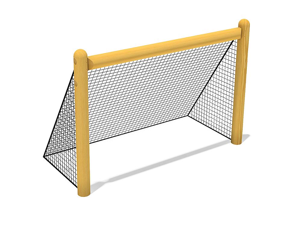 Holztor mit Netz klein Ansicht 1