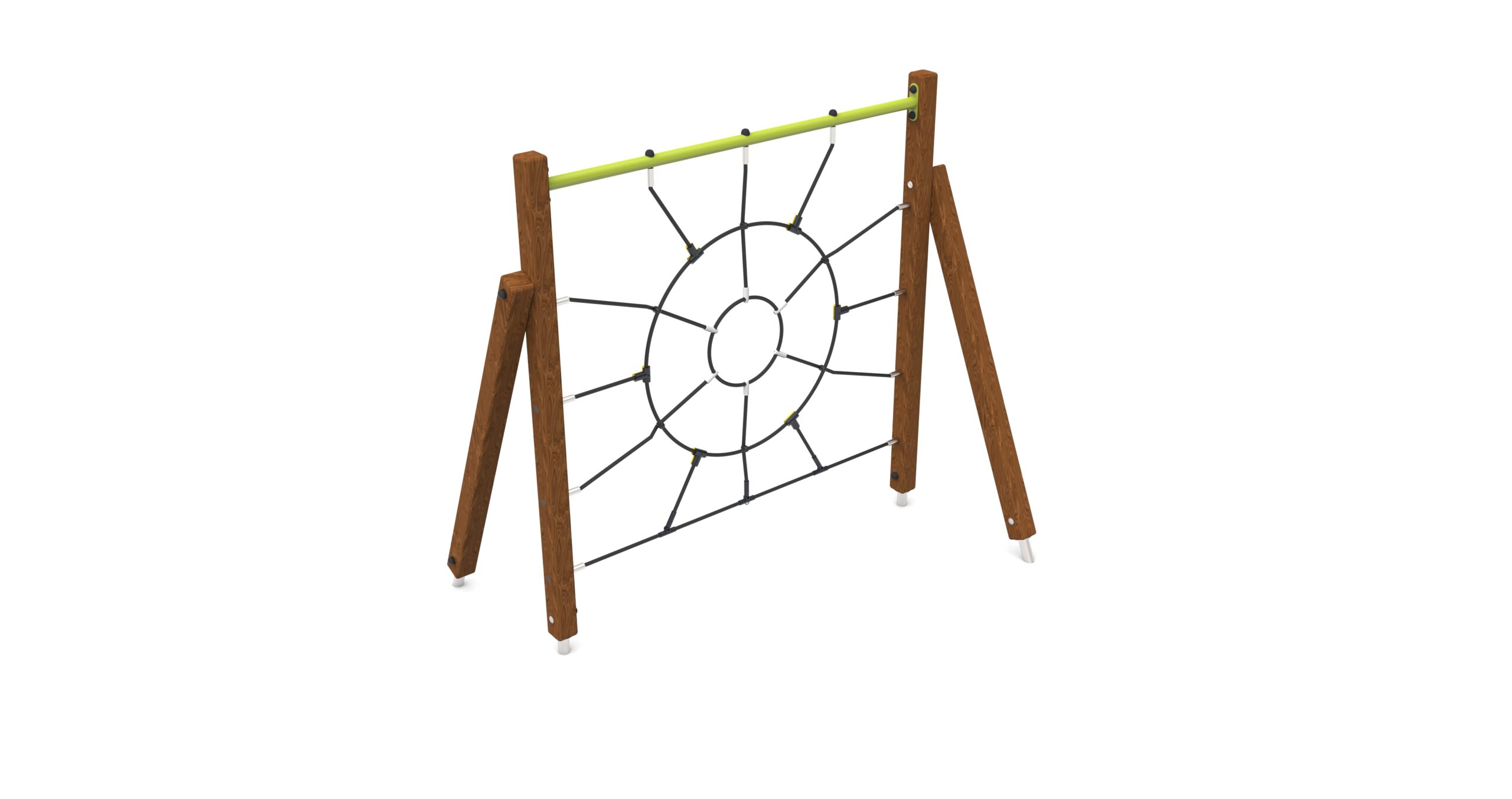 Seilwand Spinnennetz Ansicht 2