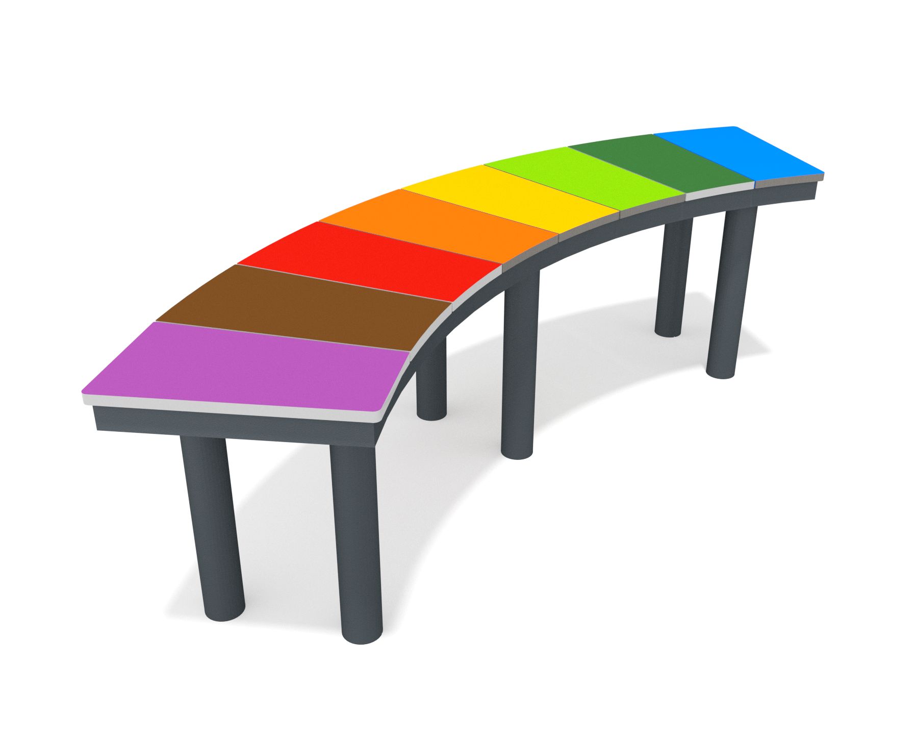 Bunte Bank Ansicht 2