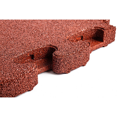 Gum-Tech Fallschutzplatte „Puzzle mat 3D“ 60 mm grau, Fallhöhe bis 210 cm Ansicht 3