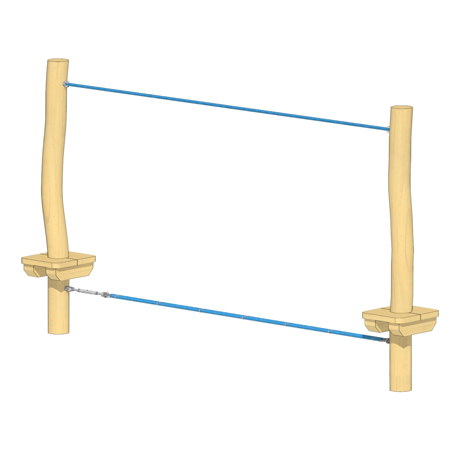 Slackline 3m mit Halteseil Ansicht 2
