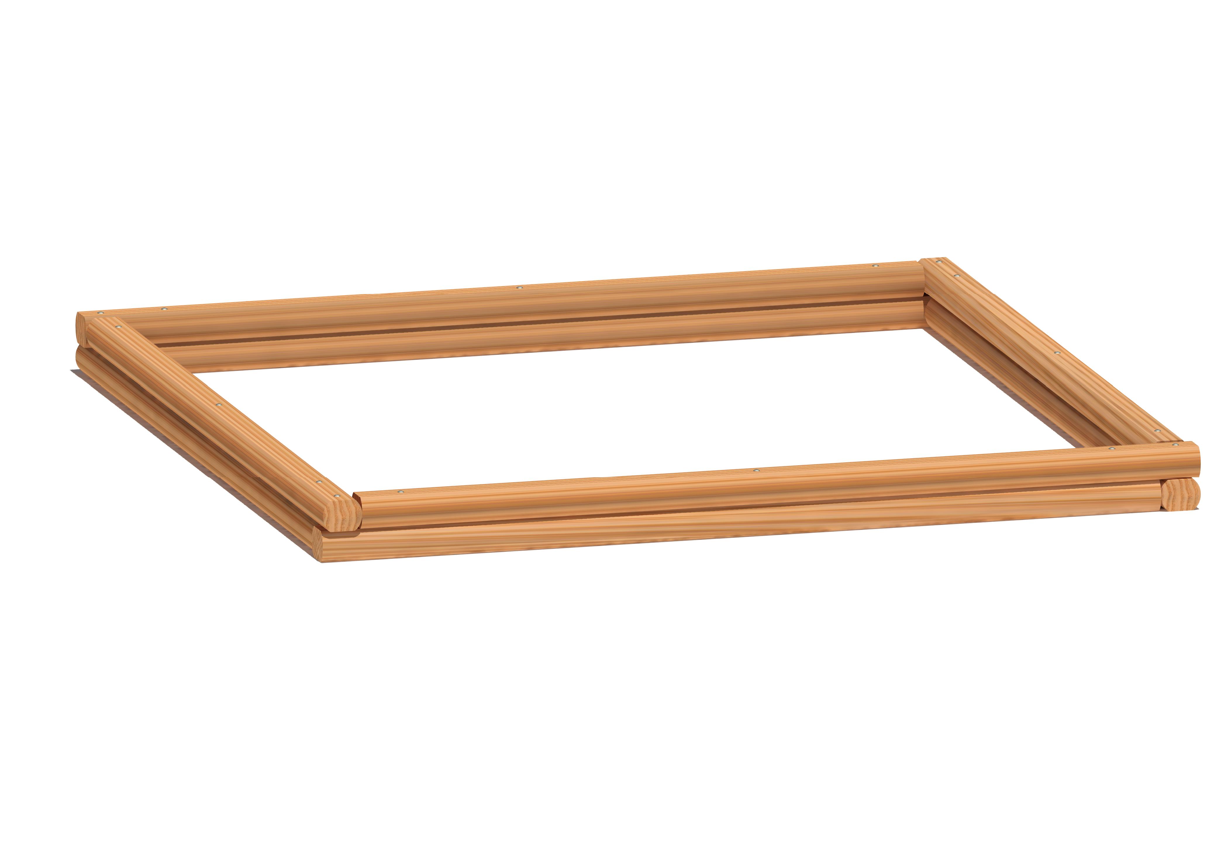 Sandkasten 076, 400 x 400 cm, doppellagig Ansicht 2
