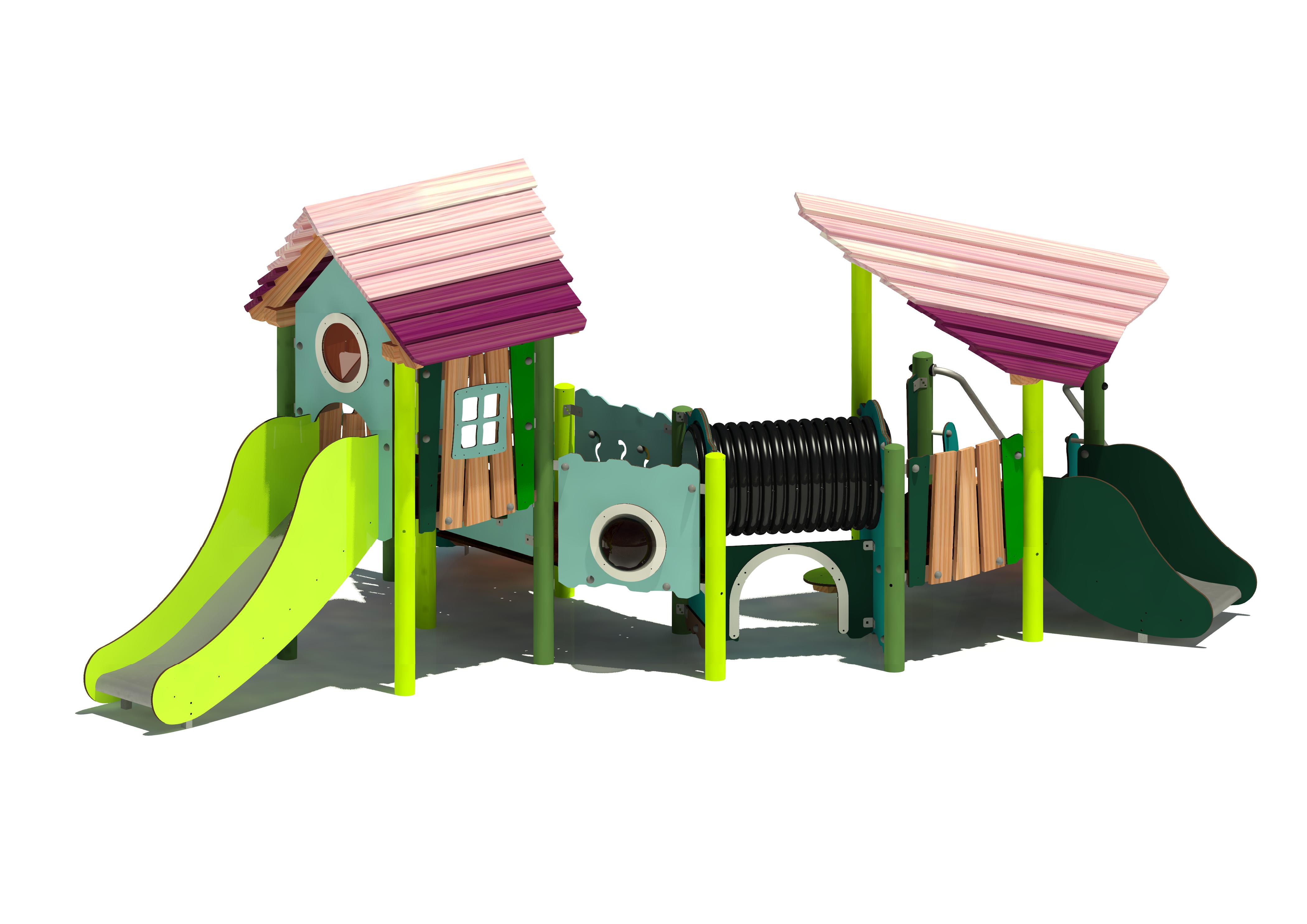 Spielhauskombination BAMZA Femi 59165 Ansicht 2