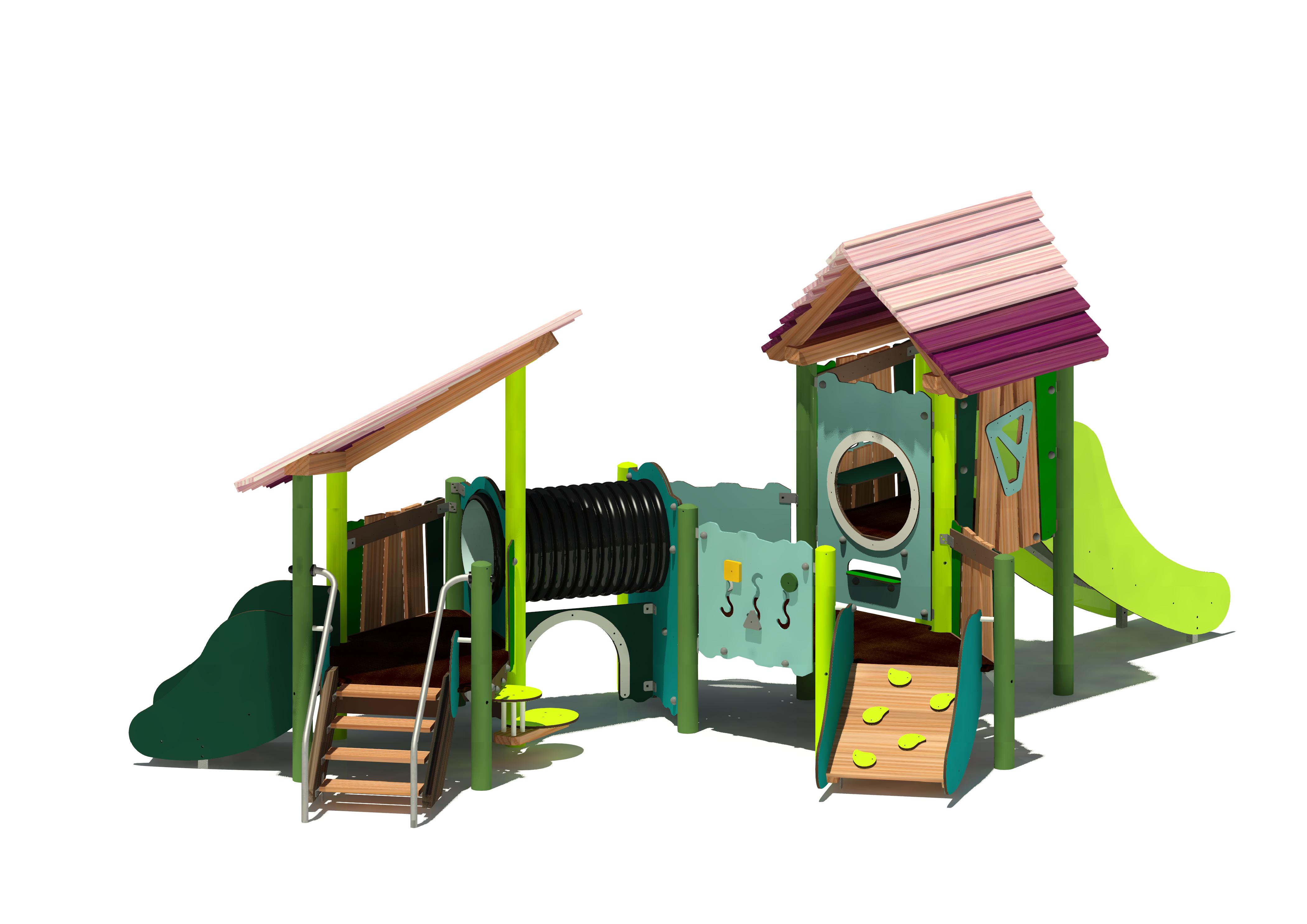 Spielhauskombination BAMZA Femi 59165 Ansicht 3