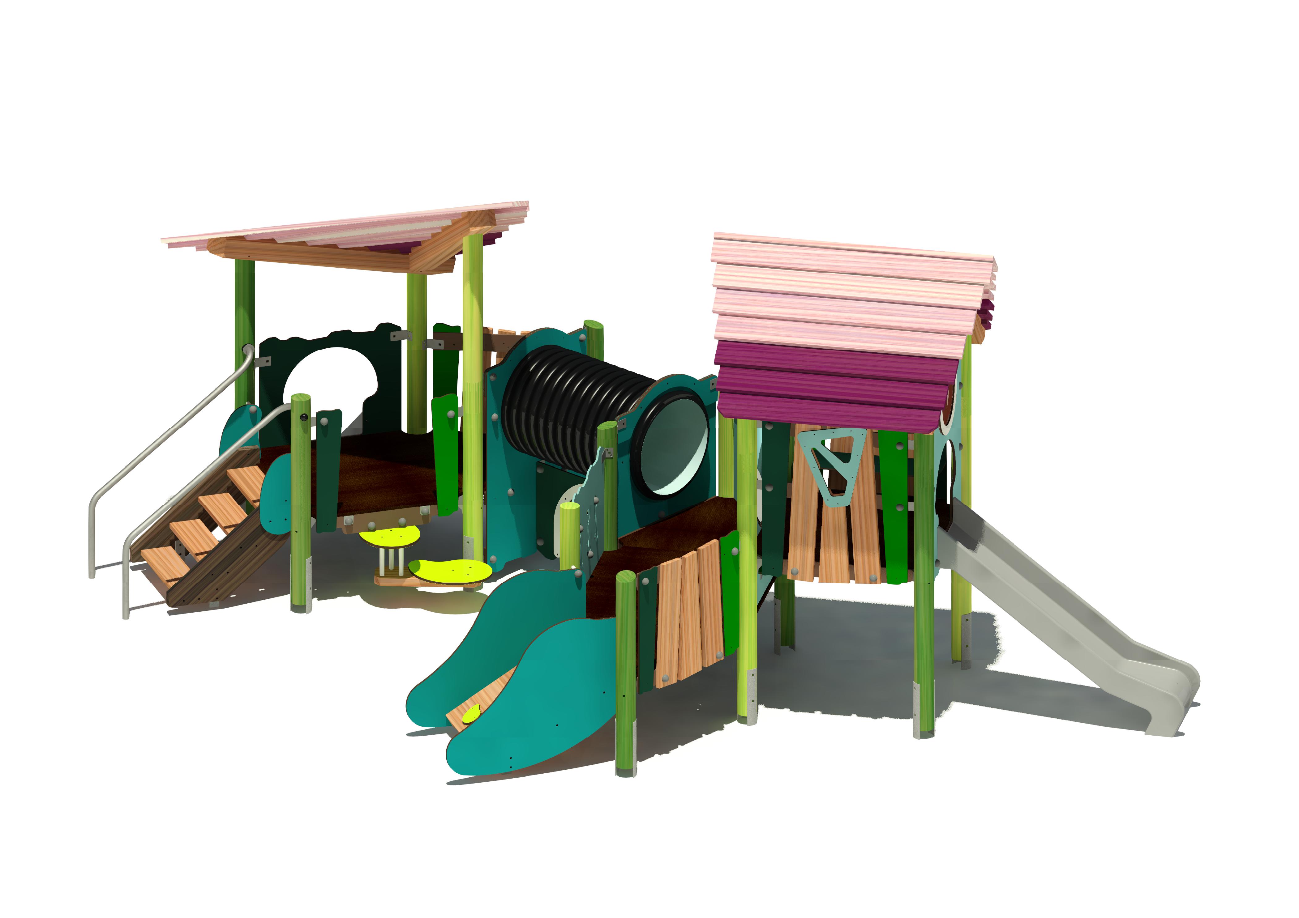 Spielhauskombination BAMZA Femi 59165 Ansicht 4