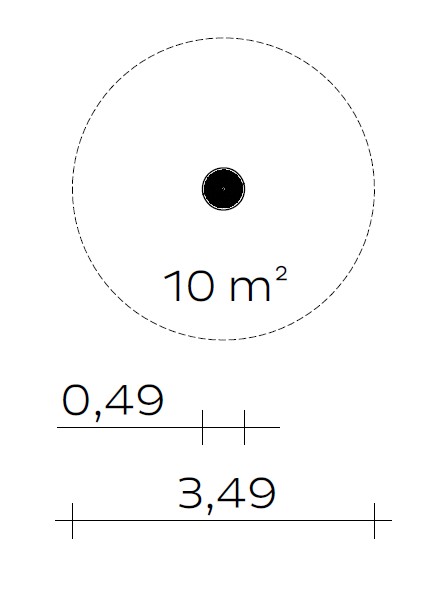 Rotationsscheibe (0,45) Ansicht 3