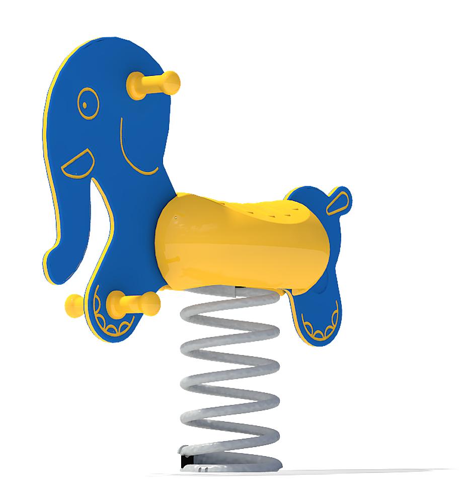 Federwippe Elefant Ansicht 4