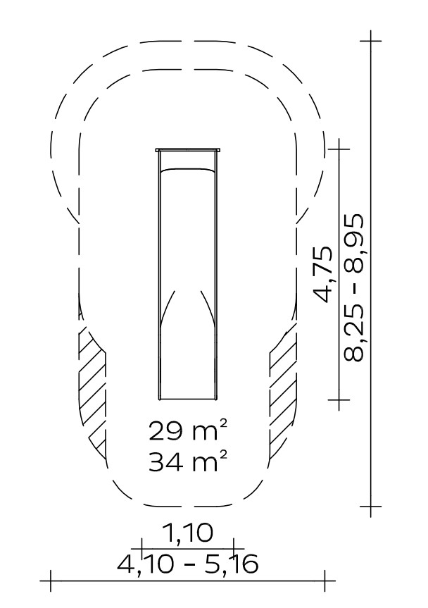 Anbau-Breitrutsche (2,20) Ansicht 3