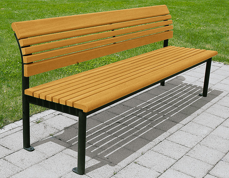 Parkbank Ville de Lausanne Lärche Ansicht 3