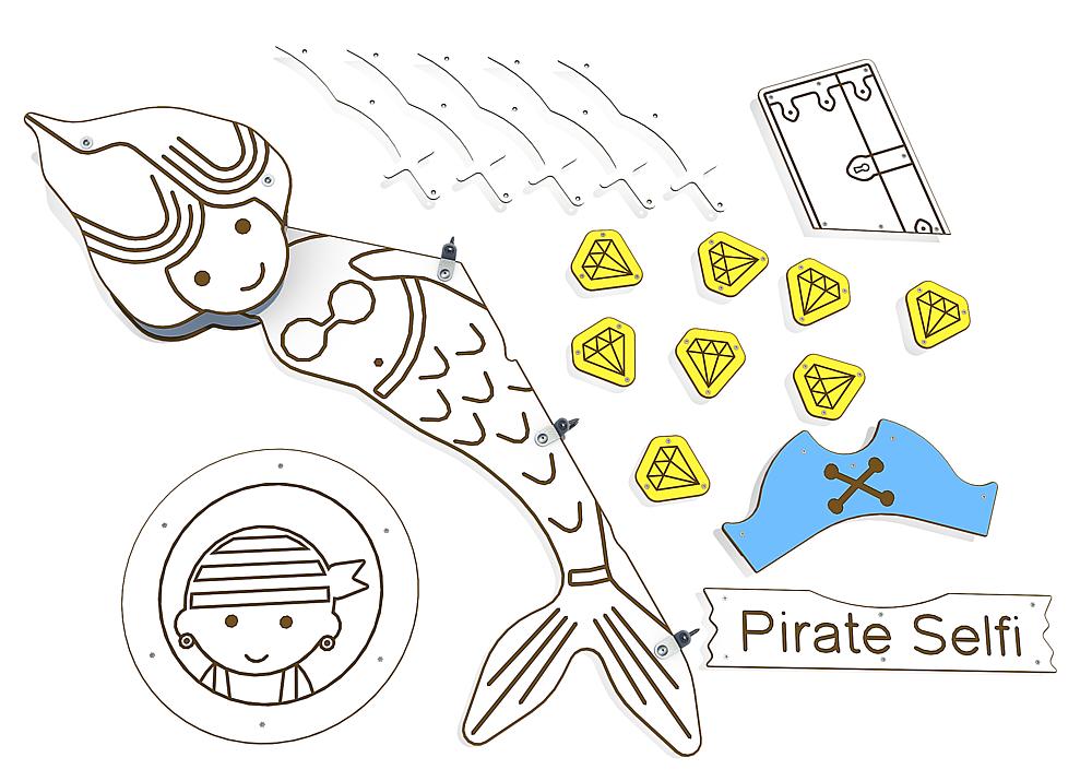Dekoration Piraten für Primo Victoria Ansicht 1