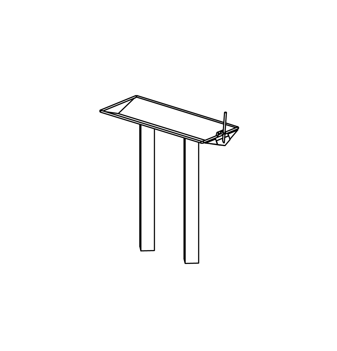 Wasserbecken Ansicht 2