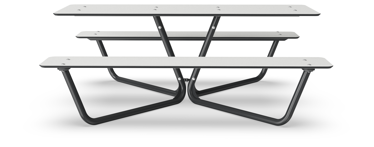 Agora Picknick - Weiss HPL PAR4076 Ansicht 2