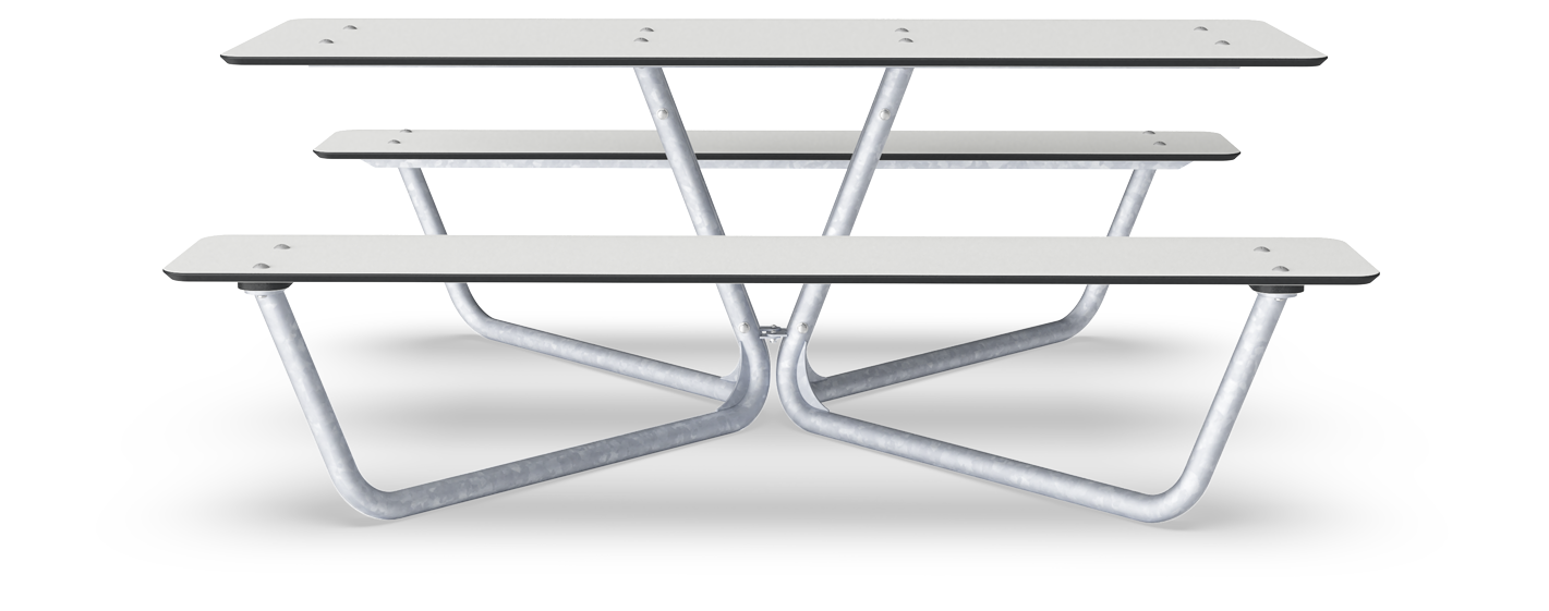 Agora Picknick - Weiss HPL PAR4076 Ansicht 3