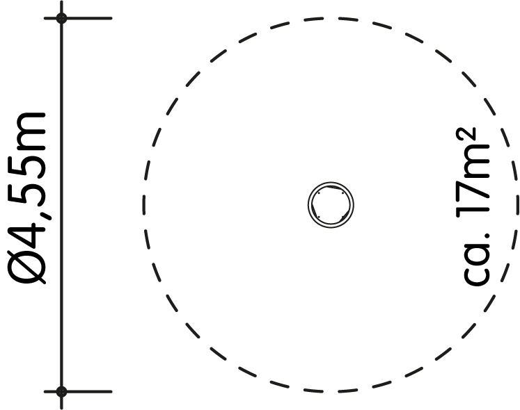 Stehkreisel Jupiter Ø55cm - Ansicht 4