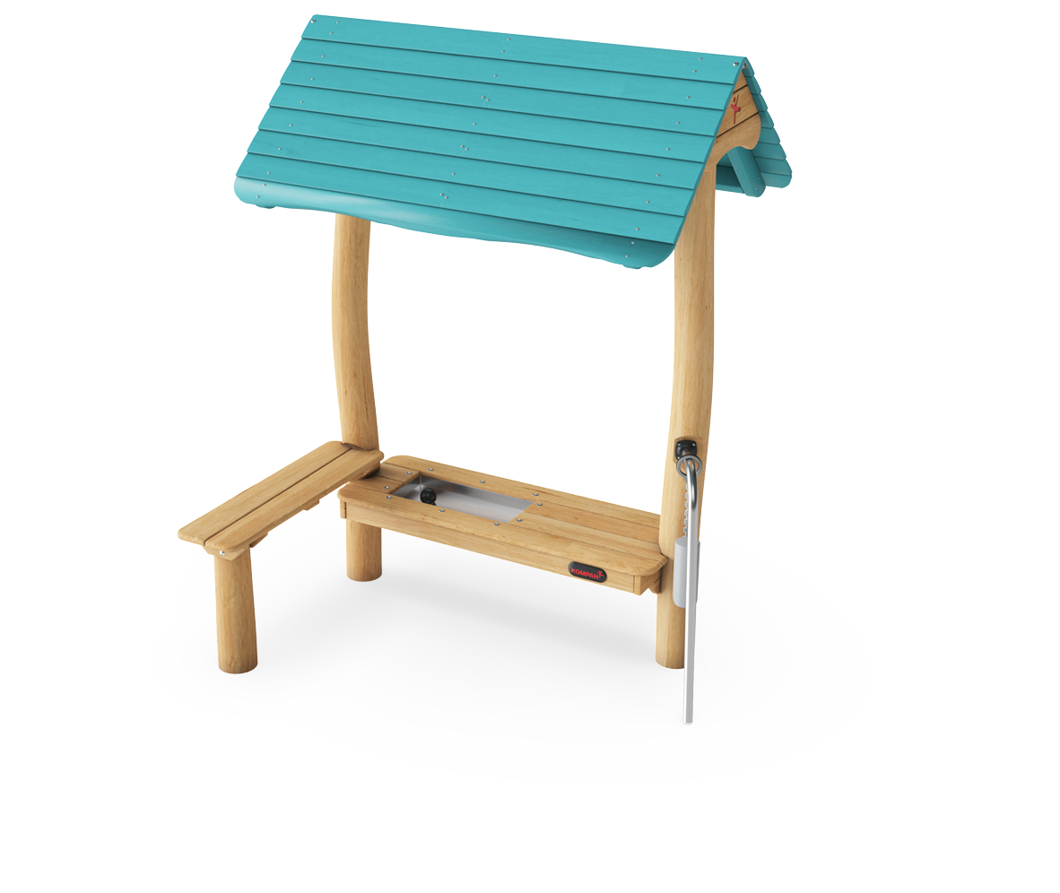 Oase Sandspiel mit Dach + 2 Tresen NRO526 Ansicht 3