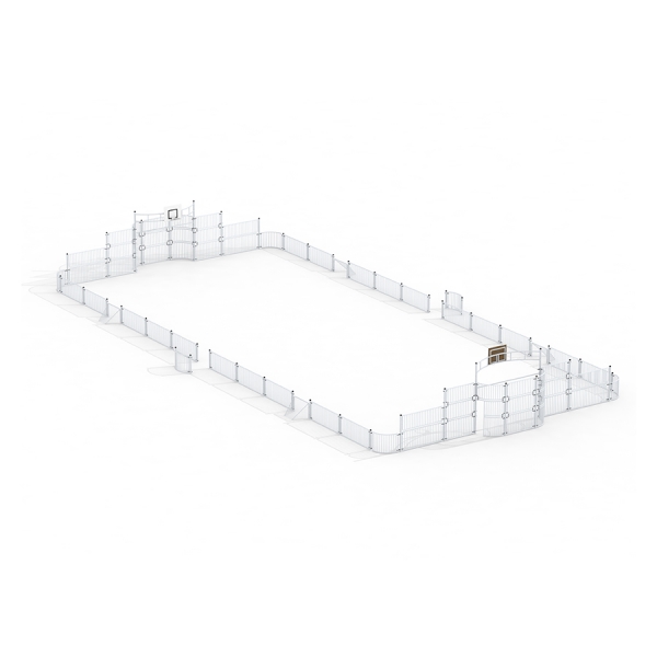 Multisport-Anlage mit Mini-Tor 14x31 m Ansicht 2