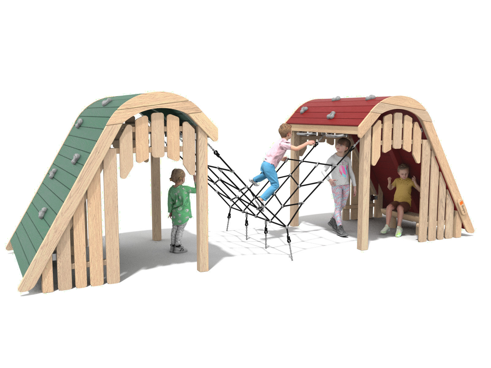 Spielhaus Twins Ansicht 2