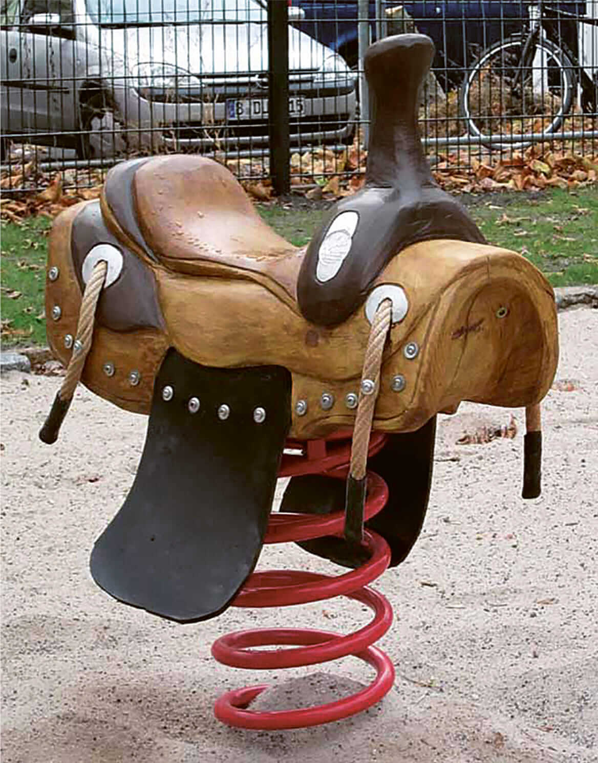 Federwippe Westernsattel Ansicht 3