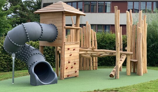Röhrenrutschbahn 175 cm komplett Ansicht 3