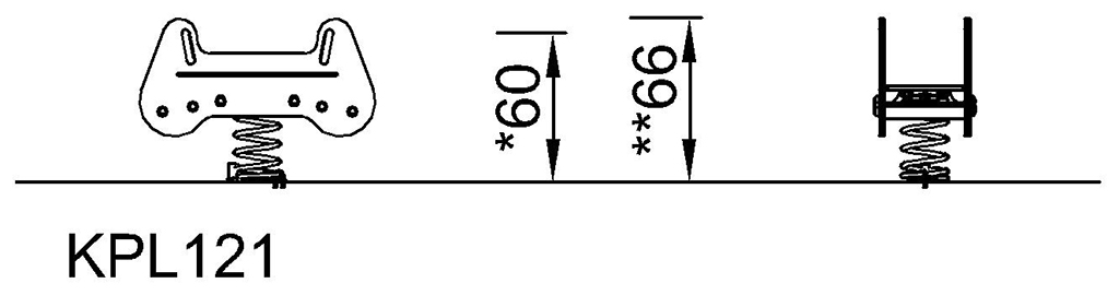 Doppelwipper mit 2 Sitzen KPL121 Ansicht 5