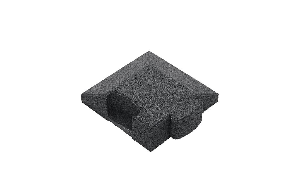 Puzzle Mat 3D Eckplatte angeschrägt 80 mm grau Ansicht 4