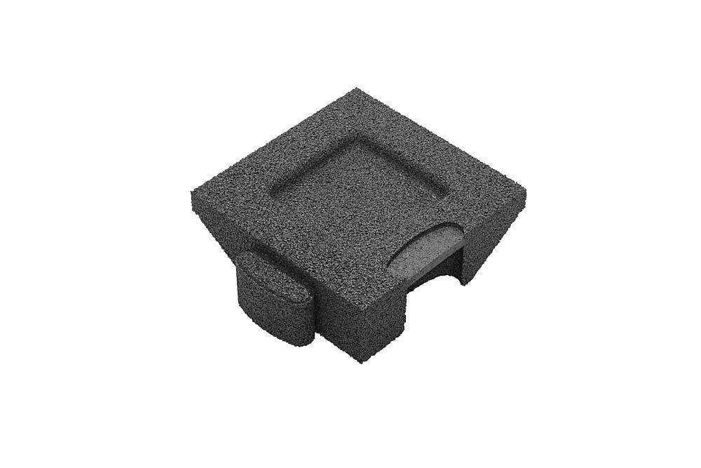 Puzzle Mat 3D Eckplatte angeschrägt 80 mm grau Ansicht 5