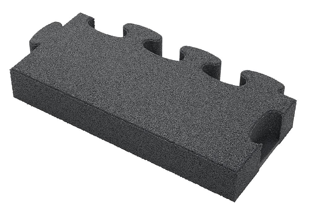 Puzzle Mat 3D Randplatte ohne Zwischenelement 80 mm grau Ansicht 4