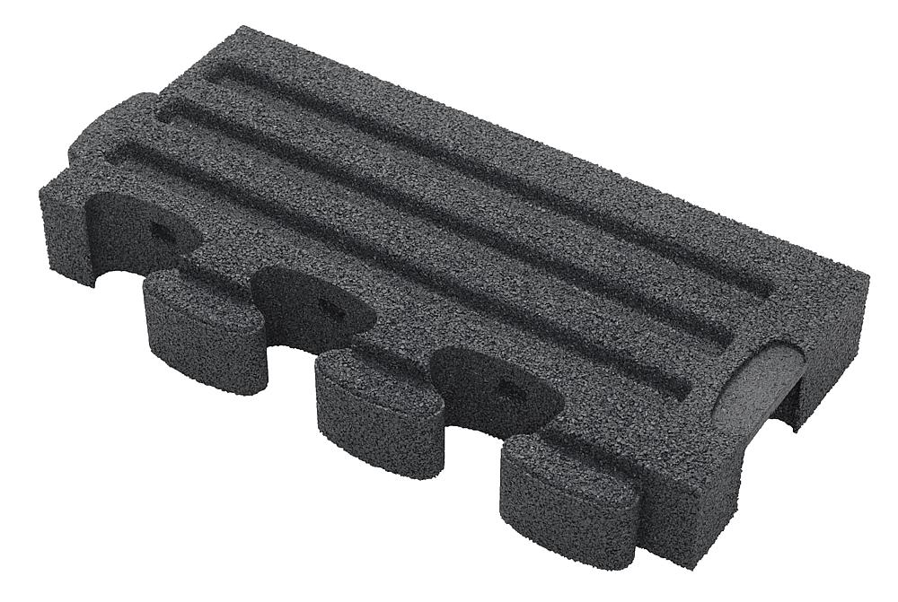 Puzzle Mat 3D Randplatte ohne Zwischenelement 80 mm grau Ansicht 5