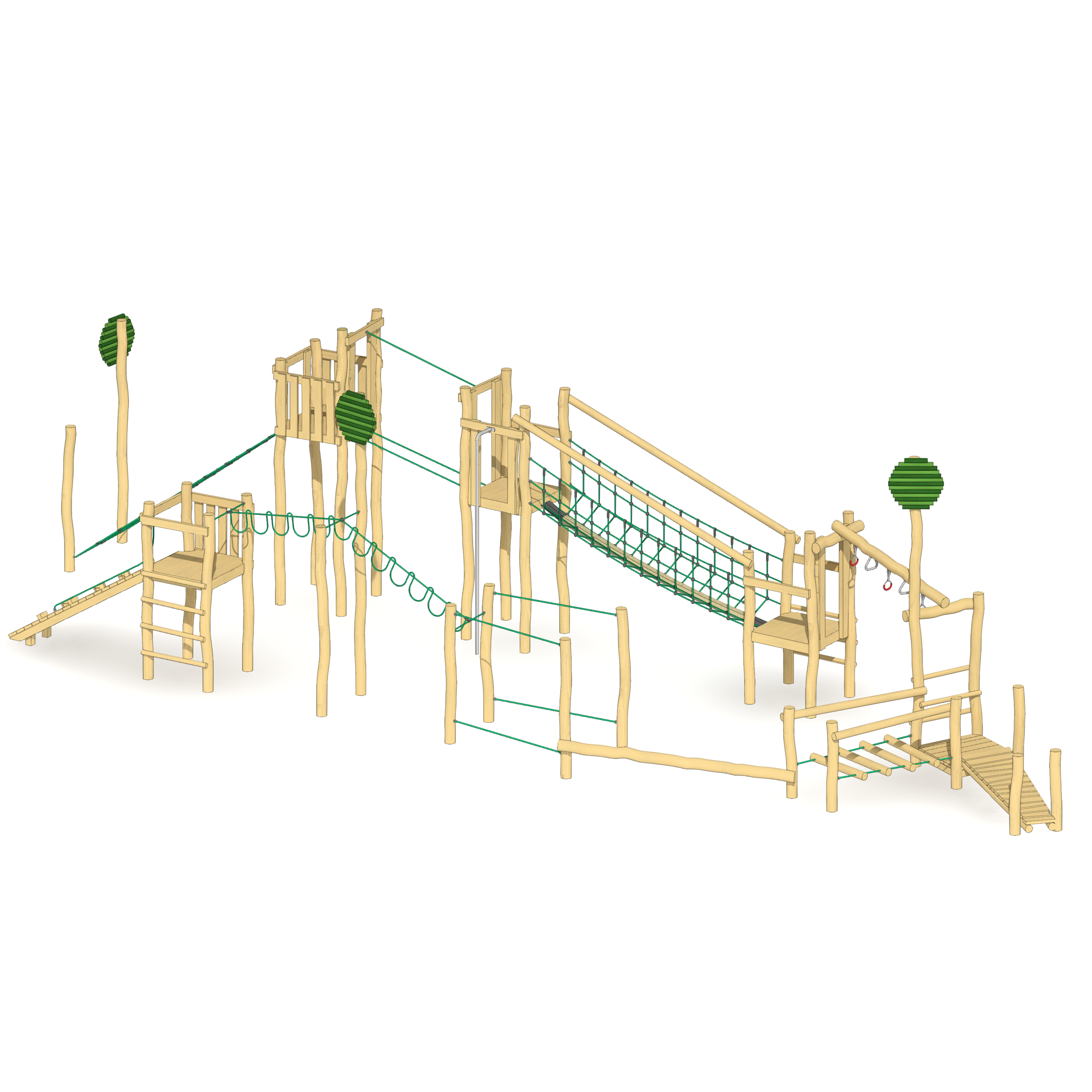 Kletterkombination Waldhausschule Ansicht 2