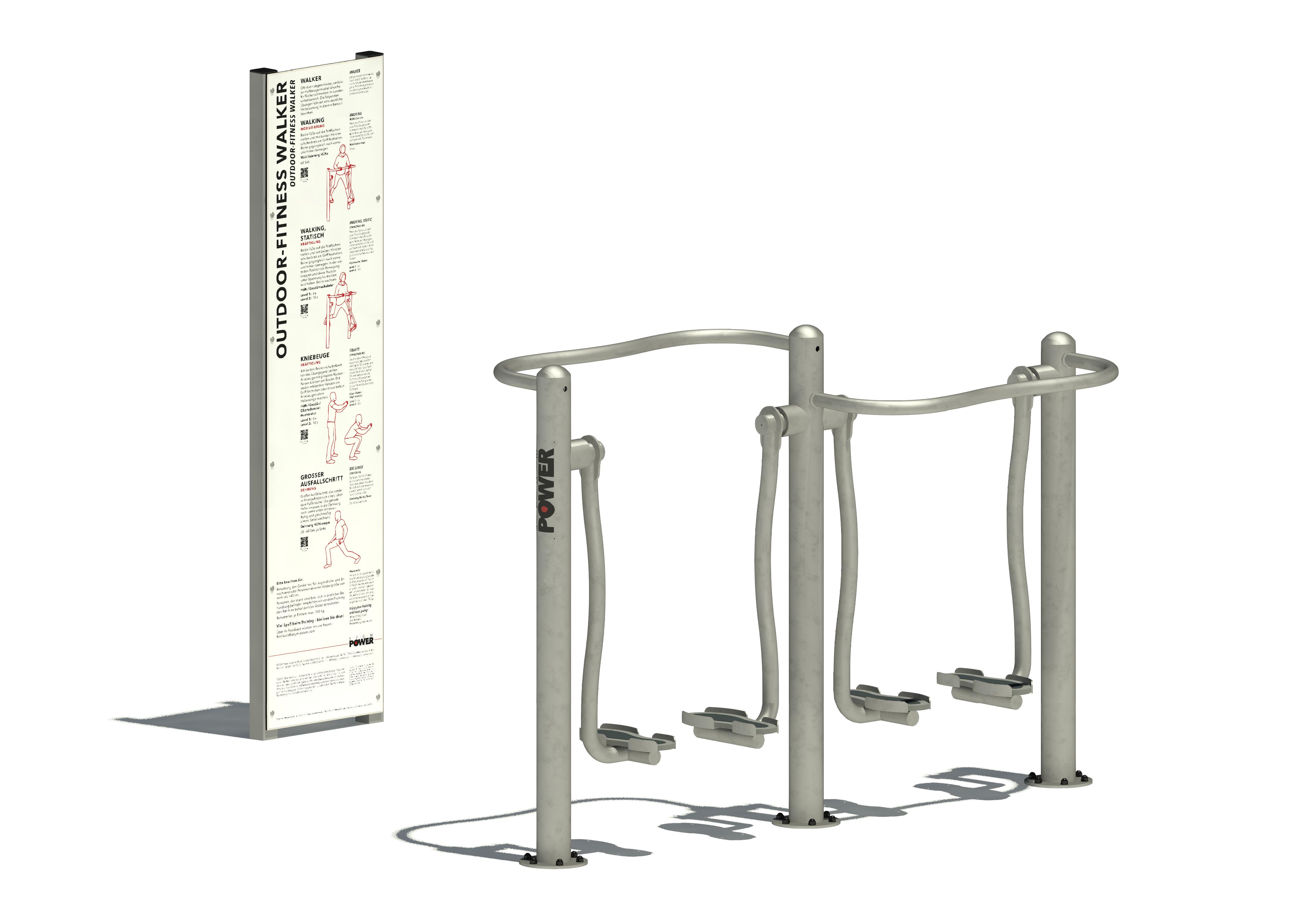 SPGM POWER® Fitness Double Walker Ansicht 2
