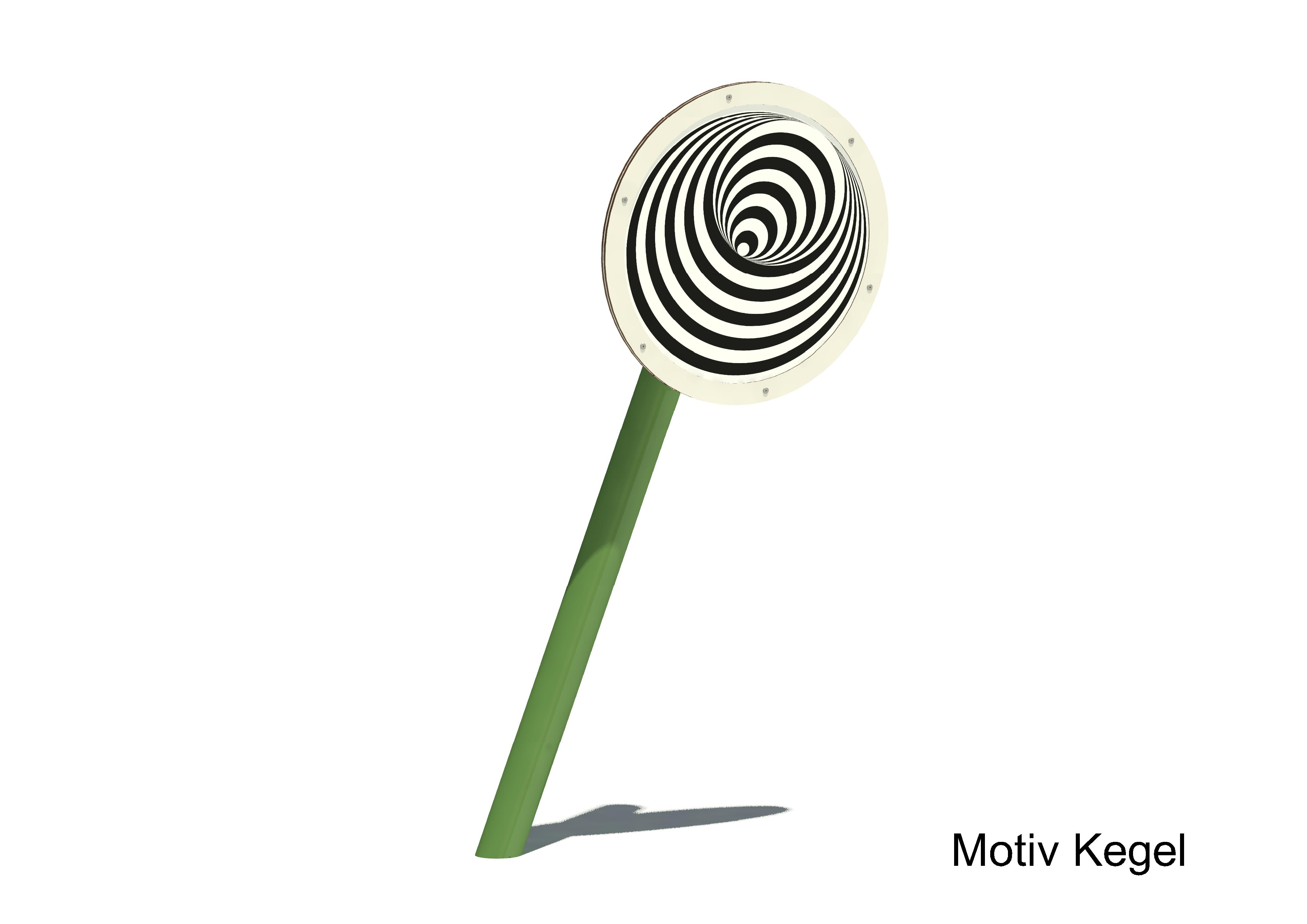 Rotierende Optikscheibe 18101, Motiv Kegel Ansicht 2