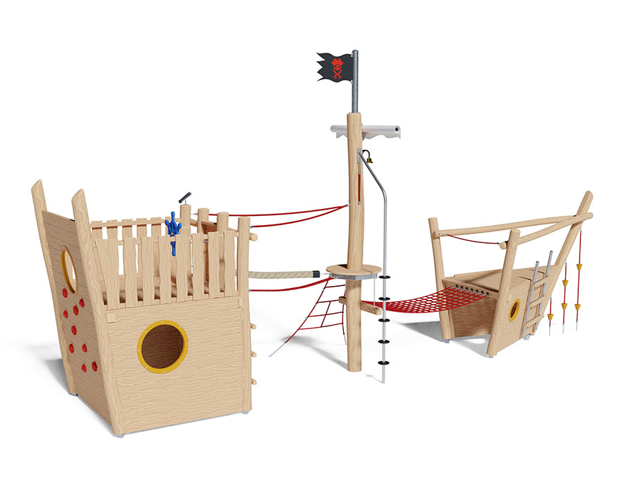Piratenschiff Ansicht 3