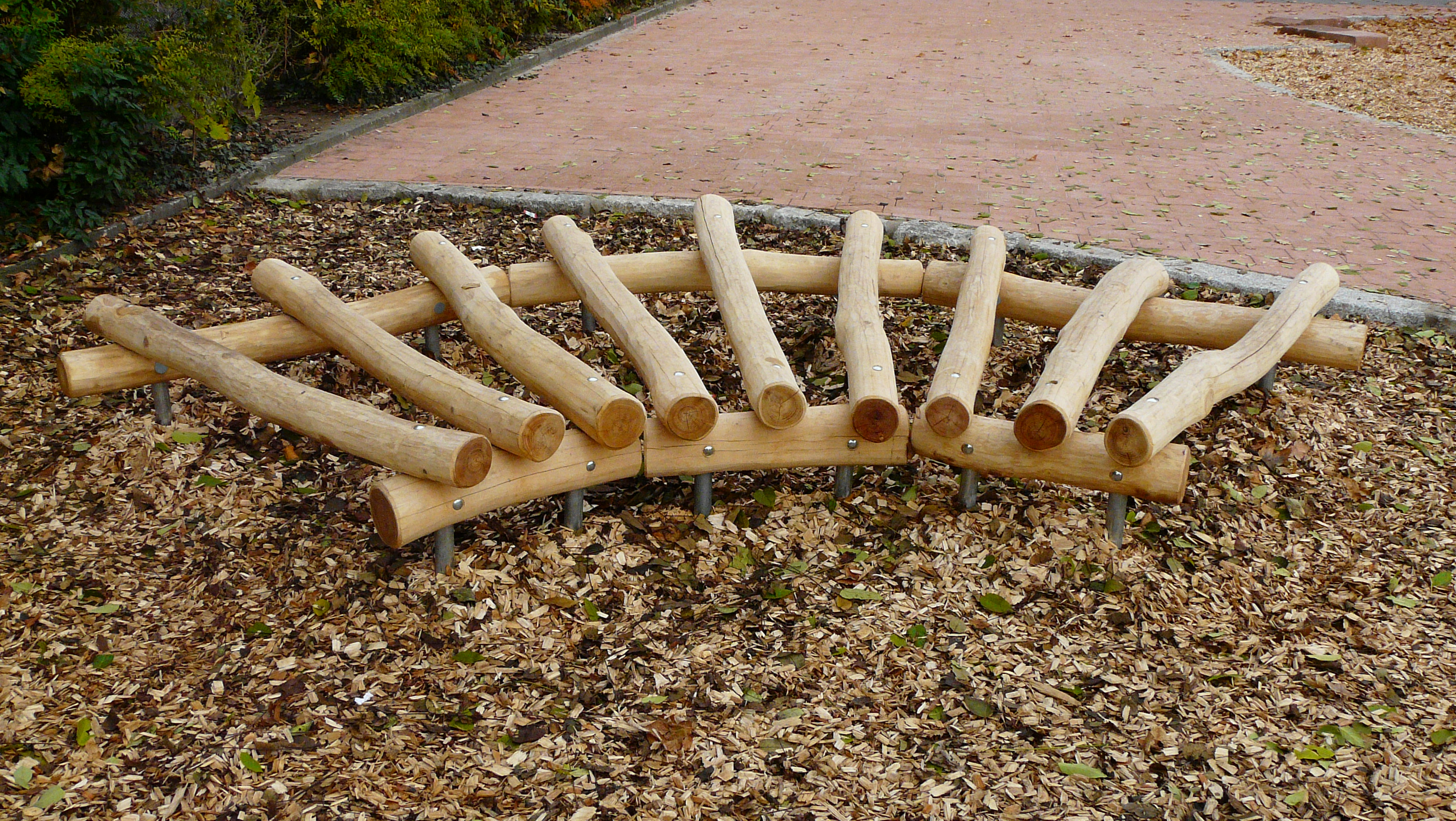 Sprossensteg Viertelkreis Ansicht 2
