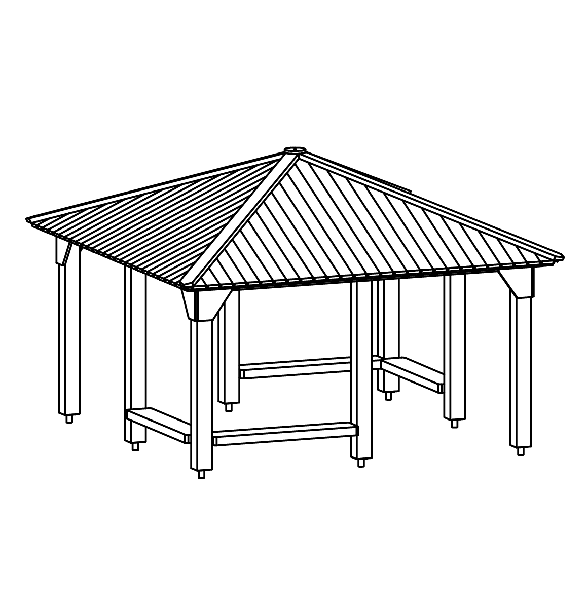 Schutzdach Ansicht 2