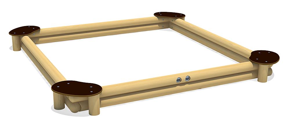 Sandkasten Sandy Quadrat 260