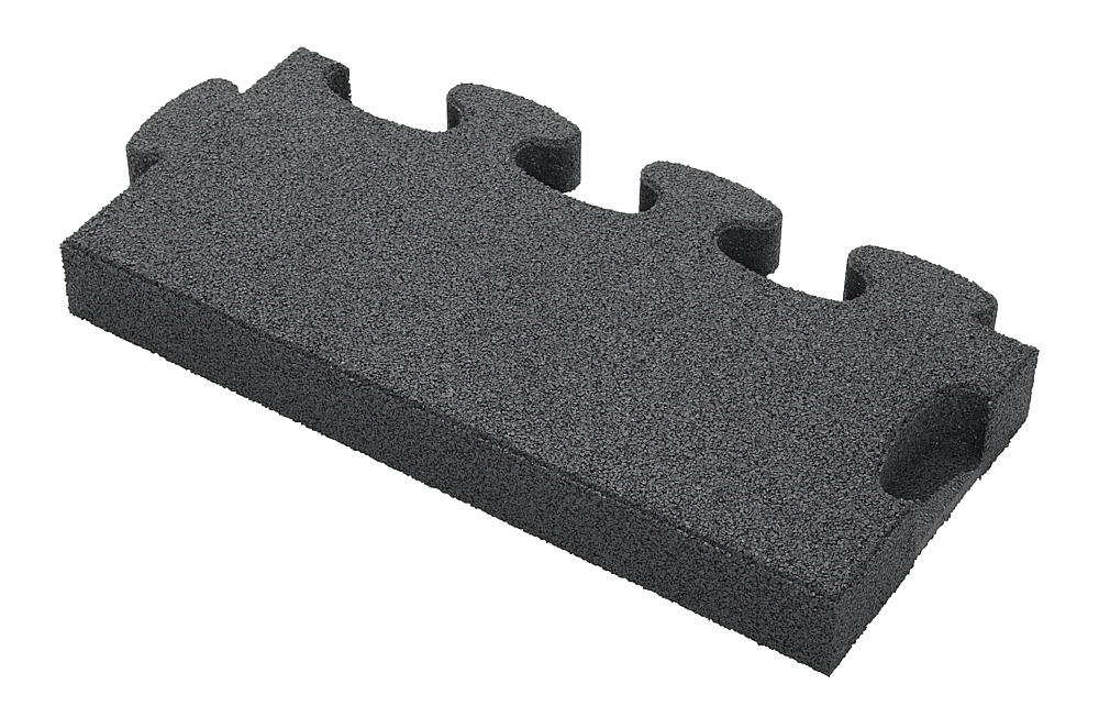 Puzzle Mat 3D Randplatte mit Zwischenelement 60 mm grau Ansicht 4