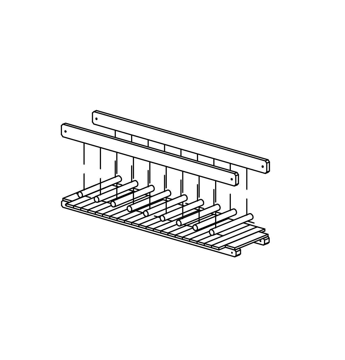 Handlauf und Laufhölzer Ansicht 2
