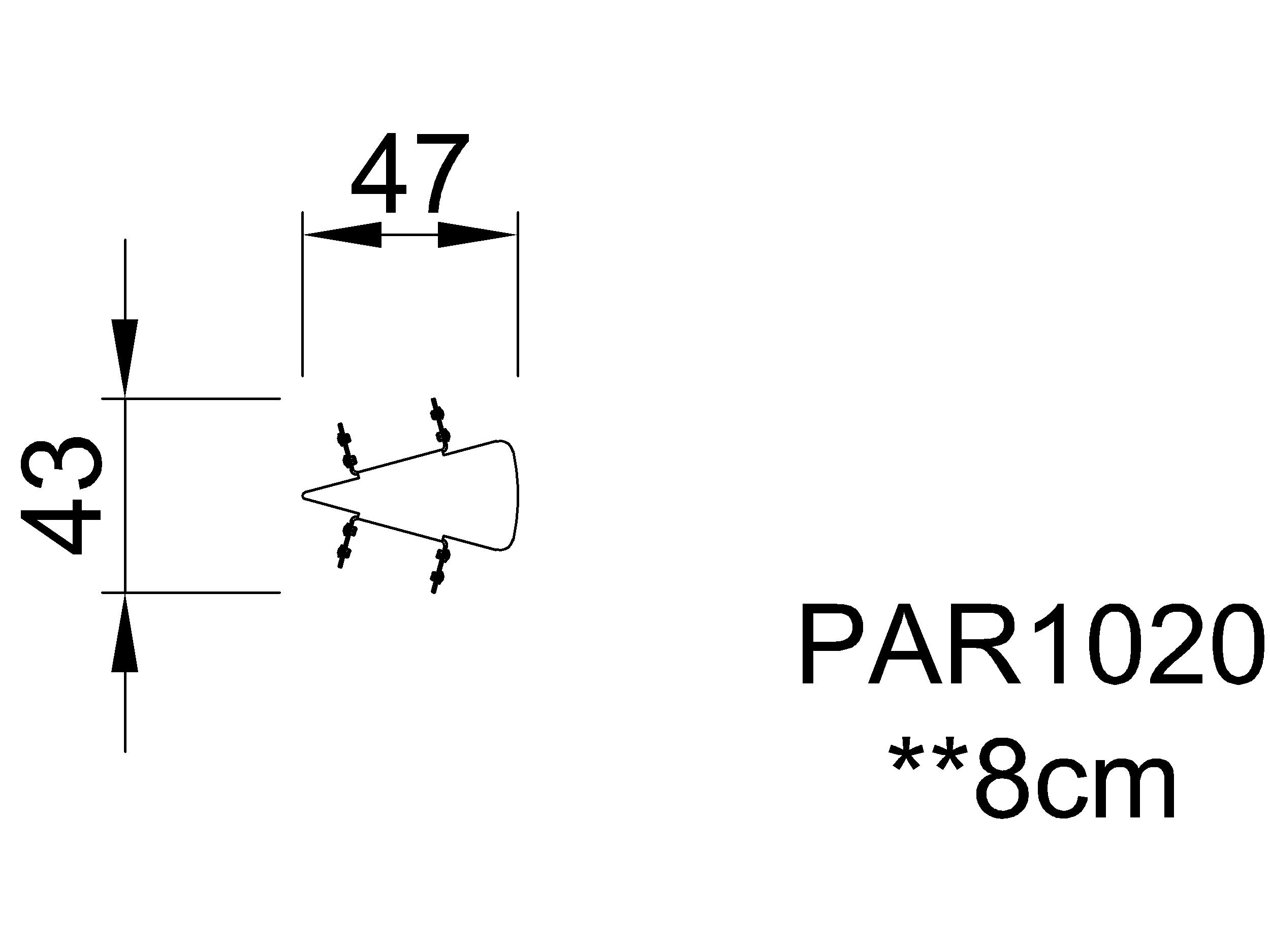 Rumba Verbindungselement 30° PAR1020 Ansicht 3