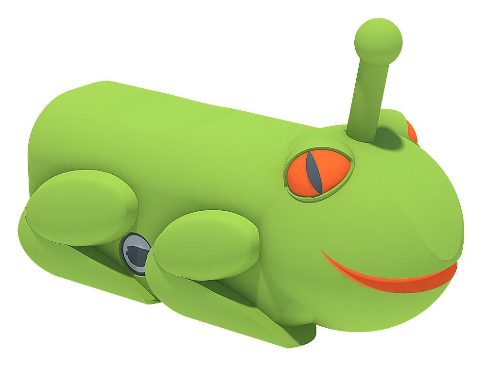 Federtierkörper Frosch